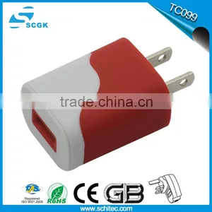 Dual Color Mold Travel Charger Good Quality Home Charger thumbnail-1