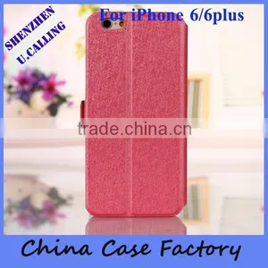 High Quality Flip PU Wallet Leather Case With Double Window For IPhone 5 5s thumbnail-4