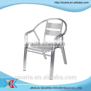 High Quality Aluminum Frame Wooden Chairs thumbnail-2