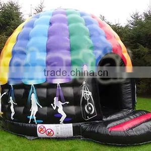 2015 New Designed Colorful Disco Inflatable Tent, Colorful Inflatable Dome Tent thumbnail-1