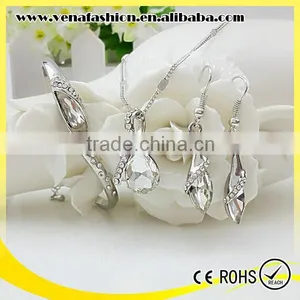 Artificial Imitation Diamond Jewelry Set, Gold Jewelry Sets thumbnail-3