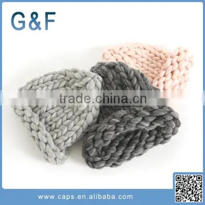 Hot Sale Winter Floppy Knitted Cap For Ladies thumbnail-4