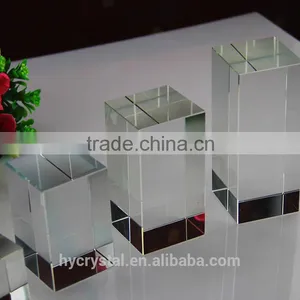 Transparent Decorative Glass Blocks Laser Etched Grs Engraving Crystal Block thumbnail-6
