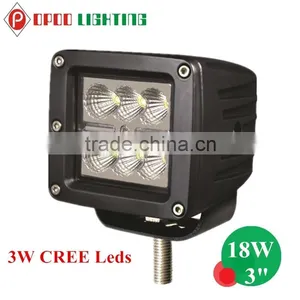 Hot-selling 3" Cube Light, 18W 4x4 Offroad Truck Cube Light thumbnail-1
