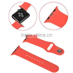 Watch Sport Band 38mm/42mm Rubber Strap Bracelet Fitness Replacement Wrist With Aluminum Connector Adjustment Length For Iwatch thumbnail-6