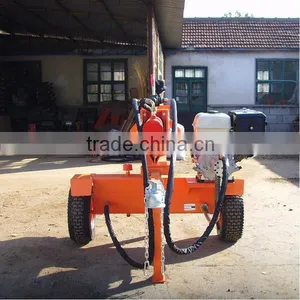 New Type 20-30t 530-610mm Horizontal and Vertical Hydraulic Diesel Wood Splitter Machine With Take-off With CE From China thumbnail-1