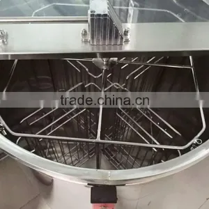 Trade Assurance! High Quality Stainless Steel Manual Type Honey Extractor With 2 Frames,3 Frames, 4 Frames thumbnail-2