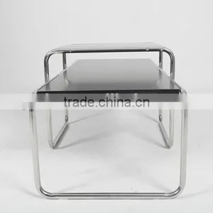 Wooden Black Cheap Rectangular Kivaha Coffee Table Set Wholesale thumbnail-5