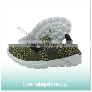 Elastic Upper Woven Leisure Shoes For Women thumbnail-2