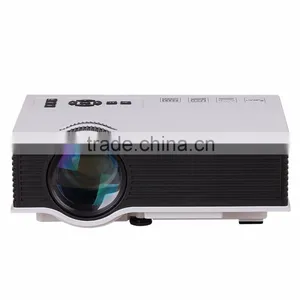 Portable Full HD 800 Lumens UC40 LED Mini UNIC Projector Home Cinema Business HDMI AV SD 1080P + US/EU Plug Power Cable thumbnail-1