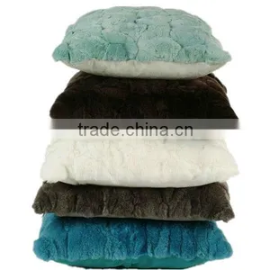 Colorful Winter Mongolian Fur Body Pillow Covers For Christmas Decoration thumbnail-1