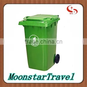 120 Liter Waste Bin Large Plastic Waste Bins With Wheels thumbnail-1