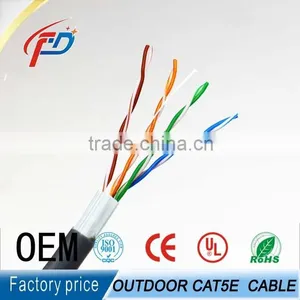 Utp/Ftp Cable Cat5e /cat6 Outdoor With Messenger thumbnail-3