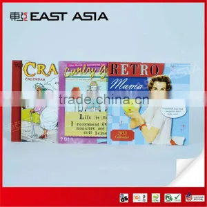 Cute Colored Calendar Printing Service With Saddle Stitched thumbnail-1