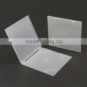 5.2MM Frosty Clear Single Square Slim PP CD VCD Case thumbnail-1