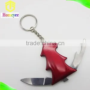 Holiday Sale Promotional Christmas Tree Shaped Cute Retractable Key Chain thumbnail-2