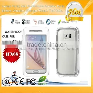 IPX68 Waterproof Phone Case for Samsung Galaxy S6 S6 Edge With Button thumbnail-1