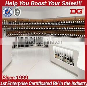 High Quality Wooden Round Wine Display Rack thumbnail-1