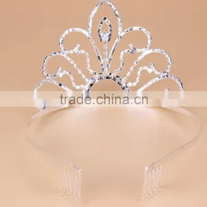 Popolar Crystal Princess Tiaras Fashion Wedding Crown thumbnail-3
