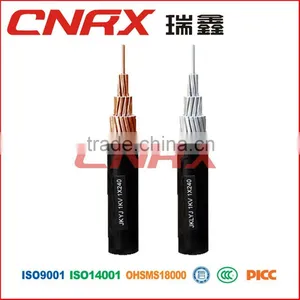 Made in China Yueqing Ruixin Group Aluminum Conductor Pvc / pe / Xlpe Insulation Aerial Cables for Down-load of Transformer thumbnail-1