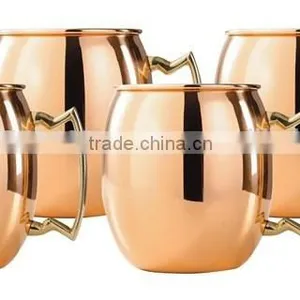 Solid Copper Moscow Mule Mug thumbnail-1
