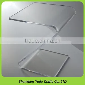 Small Transparent Acrylic Coffee Table Clear Acrylic Z Table thumbnail-1