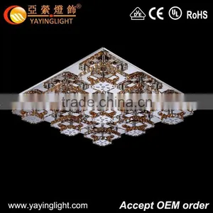 Crystal Light Modern Minimalist LED Ceiling Lamp, Rectangle Atmosphere Cozy Bedrooms Restaurant Lights thumbnail-1