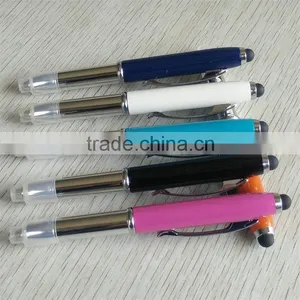New Products on China Market Multi Funtion Pen With Metal Cap and Light thumbnail-4