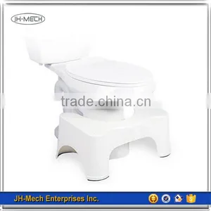 Best Selling White Plastic Original Bathroom Toilet Stool thumbnail-2