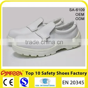 White Steel Toe Anti Static Safety Shoes, OEM Safety Shoes for Food Industry SA-6109 thumbnail-1