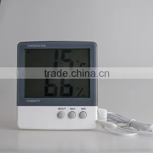 House Digital Thermometer Humidity Meter HTC-3 thumbnail-1
