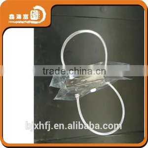 Custom Made Packaging Shoe Clear Pvc Bag With Snap Closure thumbnail-5