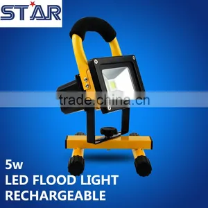 High Bright3 Years Warranty Aluminum Portable Camp Light Rechargeable Led Flood Light 5W/10W/15W Hot Sale Factory Directly Price thumbnail-1