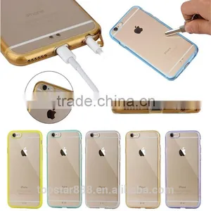 TPU Mobile Phone Cover Transparent 0.3mm Mobile Phone Cover Case for IPhone 6/6s Plus With TPU Material thumbnail-2