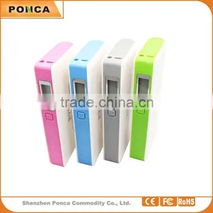 Portable LCD Display 15000mah 2 USB Socket Shenzhen Mobile Power Supply , Laptop Mobile Power Bank thumbnail-1