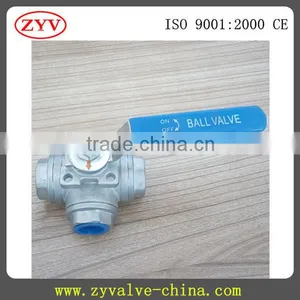 High Quality Three-way 1000psi Ball Valve thumbnail-5