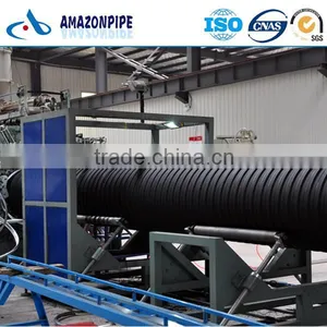 DN300-2000mm HDPE Coated Steel Pipe/corrugated pe Steel Belt Reinforced Pipe thumbnail-1