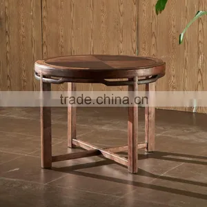 Modern Small Wooden Dining Table Set thumbnail-3