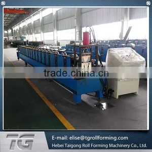 Half Round Color Steel Sheet Gutter Roll Forming Machine thumbnail-1