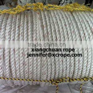 3 Strands High Strength pp Rope Dia35mm/red Labor Line/mooring Rope thumbnail-1
