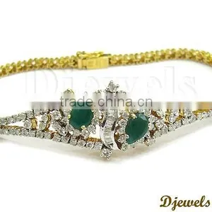 Gold Diamond Bracelets, Diamond Bracelets, Daimond Jewelry thumbnail-3