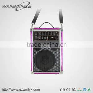 Hi-fi Wooden Speaker Professional 6.5 Inch Bass With Bluetooth Function Digital PA System thumbnail-1