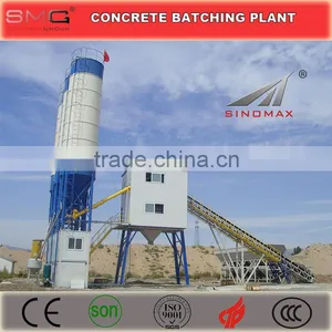90m3/h HZS90 Stationary Ready Mix Concrete Batching Plant for Sale Made in China thumbnail-1