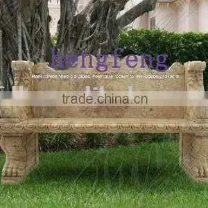 Garden Stone Outdoor Bench thumbnail-1