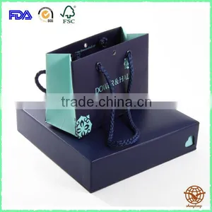 Factory Supply Custom Printed Jewelry Box , Luxury Cardboard Jewelry Box thumbnail-2