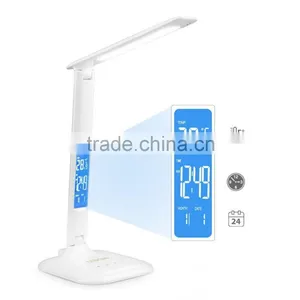 Modern Desk Lamp Dimmable Reading Light With Temperatures, 3 Color Mode,5-Level Dimmer thumbnail-4