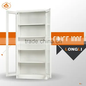 Clear View Glass Door Metal Storage Cabinets thumbnail-4