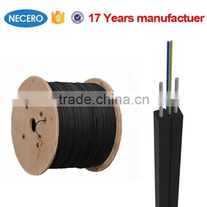 4 Core G657A LSZH FTTH Flat Drop Fiber Optic Cable thumbnail-3