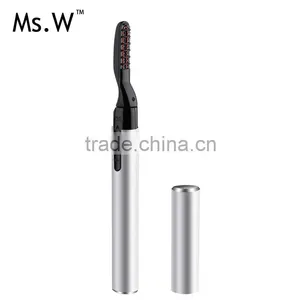Factory Wholesale OEM ODM Mini Battery Electric Heated Rhinestone Eyelash Curler,Eyebrow Tweezers thumbnail-3