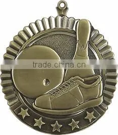 Bowling Medals/ Bronze Bowling Medal thumbnail-1
